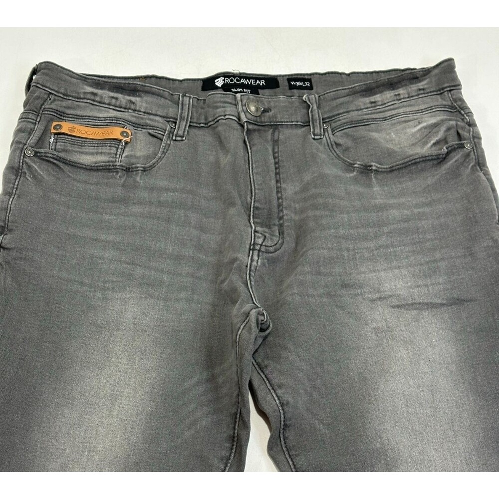 Rocawear Y2K Vintage Mens Slim Fit Denim Jean 36/32